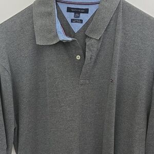 Tommy Hilfiger Charcoal Polo Shirt for Men